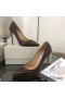 Jimmy Choo Love 100 Pumps Women Crocodile Embossed Leather Coffee
