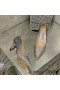 Jimmy Choo Love Pumps Women Glitter Degrade Fabric Grey/Silver