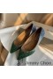 Jimmy Choo Romy Flats Women Glitter Fabric Green/Blue