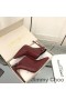 Jimmy Choo Lexx 100 Slingback Öszvérek Női Bőr Lánc Trim Bordó