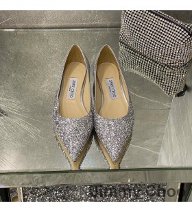 Jimmy Choo Romy LakÃ¡sok NÅ‘k, CsillogÃ¡s SzÃ¶vet EzÃ¼st/SzÃ¼rke