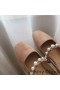 Jimmy Choo Ade Árasáin Mban Suede Le Embellishment Pearl Bándearg