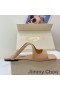Jimmy Choo Anise Sleamhnáin Mná Leathar Paitinne Apricot