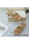 Jimmy Choo Anise Sleamhnáin Mná Leathar Paitinne Apricot
