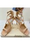 Jimmy Choo Azia 85 Sandals Mban Paitinne Leathar Aibreog