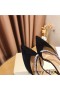 Jimmy Choo Bee 105 Caidéil Mná Suede Le Embellishment Criostail Dubh