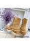 Jimmy Choo Cora Cothrom Buataisí Chomhrac Na Mban Suede Le Criostail Búcla Camel