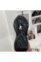 Jimmy Choo Cosmos F Íseal Barr Sneakers Mná Leathar Agus Neoprene Dubh