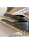 Jimmy Choo Dru Cothrom Miúileanna Mná Caorach Measctha Leathar Dubh