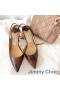 Jimmy Choo Fetto 65 Slingback Caidéil Mná Leathar Snake