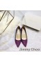 Jimmy Choo Grá Caidéil Mná Glitter Díghrádú Fabraic Corcra/Dubh
