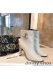 Jimmy Choo Mahesa 100 Rúitín Booties Mná Leathar Lao Le JC Feathal Beige