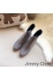 Jimmy Choo Maine Rúitín Buataisí Mban Suede Le Criostail Embellished Súil Liath