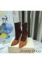 Jimmy Choo Mavie 105 Mban Booties Suede Agus Nathair Cabhraithe Leathair Donn