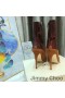 Jimmy Choo Mavie 105 Mban Booties Suede Agus Nathair Cabhraithe Leathair Donn