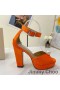 Jimmy Choo Socorie 115 Ardán Sandals Mná Satin Le Pearl Síos Orange