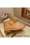 Jimmy Choo Timberland Buataisí Mná Nubuck Leathar Le Embellishment Criostail Donn