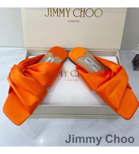 Jimmy Choo Narisa SleamhnÃ¡in MnÃ¡ Satin Orange