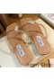 Jimmy Choo Alaina Diapositive Donna In Pelle Nappa Con Abbellimenti Perla Rosa