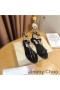 Jimmy Choo Alodie Sandali Flat Donne Nappa E Vernice Nera