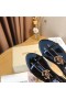 Jimmy Choo Alodie Sandali Flat Donne Nappa E Vernice Nera
