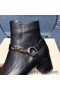 Jimmy Choo Stivaletti Donna In Pelle Di Vitello Con Choo Emblema Nero