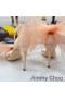 Jimmy Choo Aveline 100 Sandali Donna In Pelle Scamosciata Con Il Maxi-Maglia Fiocchi Di Ciliegio