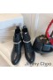 Jimmy Choo Cruz Combattimento Stivali Da Donna In Pelle Di Vitello Con Dettagli In Cristallo Nero