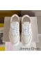Jimmy Choo Florent M Sneakers Donna In Pelle Di Vitello Con Choo Lettering Beige