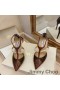 Jimmy Choo Amore 105 Pompe Di Donne In Pelle Di Vitello Nero/Rosso