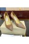 Jimmy Choo Amore 85 Pompe Di Donne In Pelle Scamosciata Con Asimmetrico Cosparso Di Cristalli Rosa