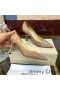 Jimmy Choo Amore 85 Pompe Di Donne In Pelle Scamosciata Con Asimmetrico Cosparso Di Cristalli Rosa