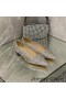 Jimmy Choo Amore Flats Donna Glitter Degradare In Tessuto Grigio
