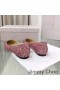 Jimmy Choo Amore Flats Donna Tessuto Glitter Con Degradare Toe Rosa/Rosa