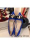 Jimmy Choo Amore Ballerine Donna in pelle Scamosciata Con JC Emblema Blu