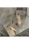 Jimmy Choo Amore Pompe Di Donne Glitter Degradano Il Tessuto Viola