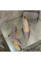 Jimmy Choo Amore Pompe Di Donne Glitter Degradano Il Tessuto Viola