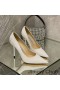 Jimmy Choo Amore Pompe Di Donne Glitter Degradano Il Tessuto Bianco