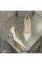 Jimmy Choo Amore Pompe Di Donne Glitter Degradano Il Tessuto Bianco