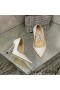 Jimmy Choo Amore Pompe Delle Donne Della Pelle Verniciata Di Bianco