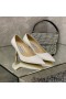 Jimmy Choo Amore Pompe Delle Donne Della Pelle Verniciata Di Bianco