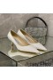 Jimmy Choo Amore Pompe Delle Donne Della Pelle Verniciata Di Bianco