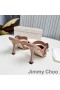 Jimmy Choo Magie 85 Muli Donna In Pelle Nappa Con C-Fibbia Rosa
