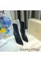 Jimmy Choo Mavie 105 Stivaletti Donna In Camoscio E Coccodrillo Goffrato Pelle Nero
