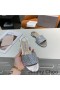 Jimmy Choo Minea Diapositive Donna Tessuto Glitter Argento