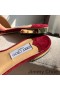 Jimmy Choo Minea Diapositive Donne In Camoscio Con Cristalli Rosso Impreziosito Da