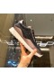 Jimmy Choo Monza Sneakers Donna In Pelle Anticata E Tessuto Glitter Nero
