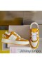 Jimmy Choo Florent M Joggesko Kvinner Crosta og Skinn Med Tøff Skrift Hvit/Camel
