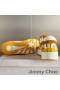 Jimmy Choo Florent M Joggesko Kvinner Crosta og Skinn Med Tøff Skrift Hvit/Camel