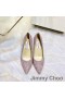 Jimmy Choo Kjærlighet Pumper Kvinner Glitter Forringe Stoff Rosa